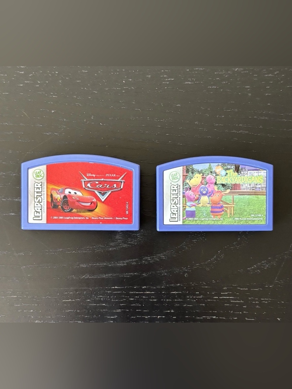 RARE Retired Disney Cars & Backyardigans LeapFrog Leapster Game Cartridges Toys